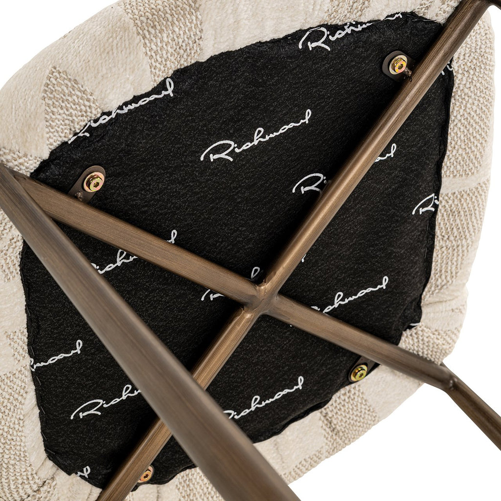 Eetkamerstoelen Lana beige graffic (set van 2) - depauwwonen