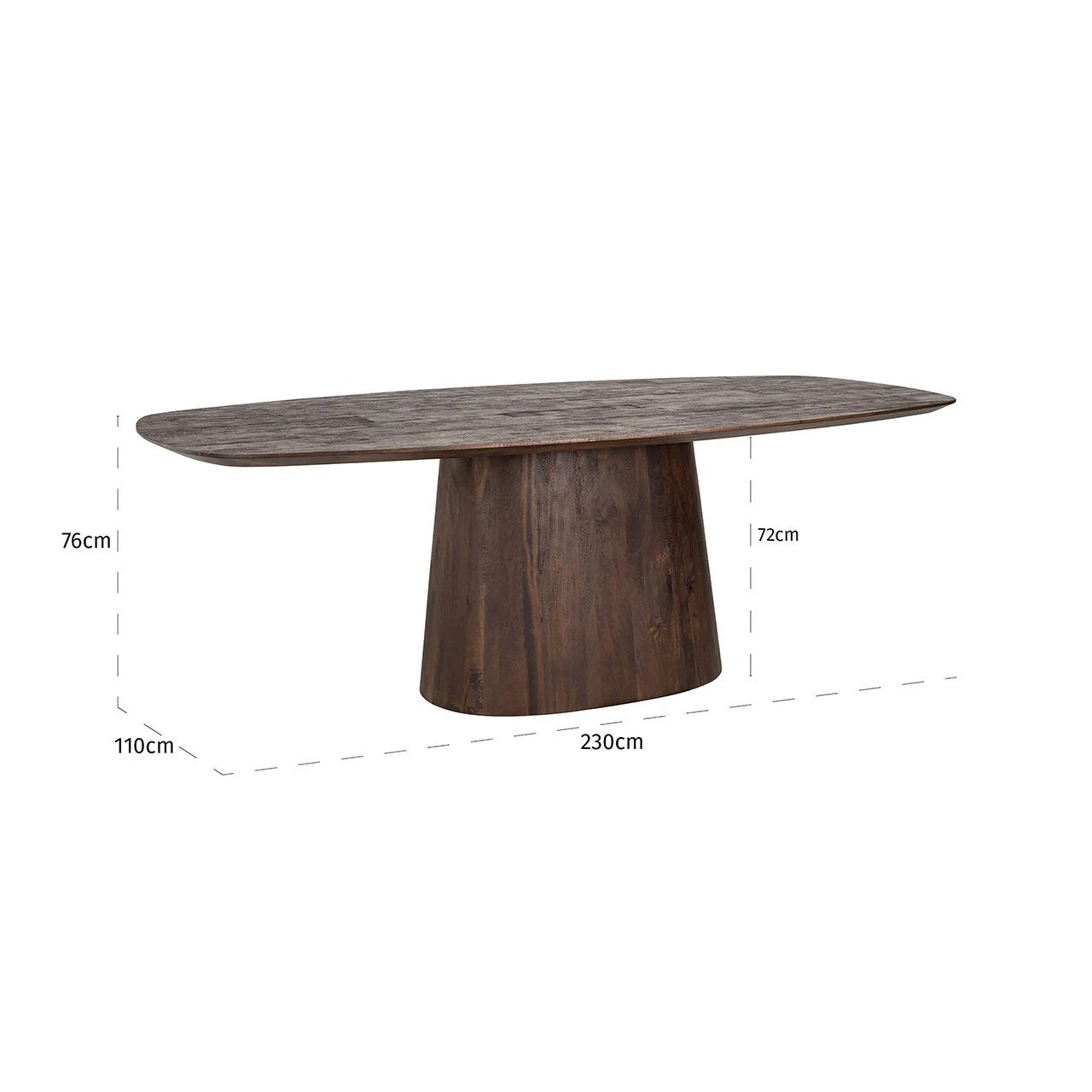 Eettafel Alix Deens ovaal 230 by Richmond Interiors