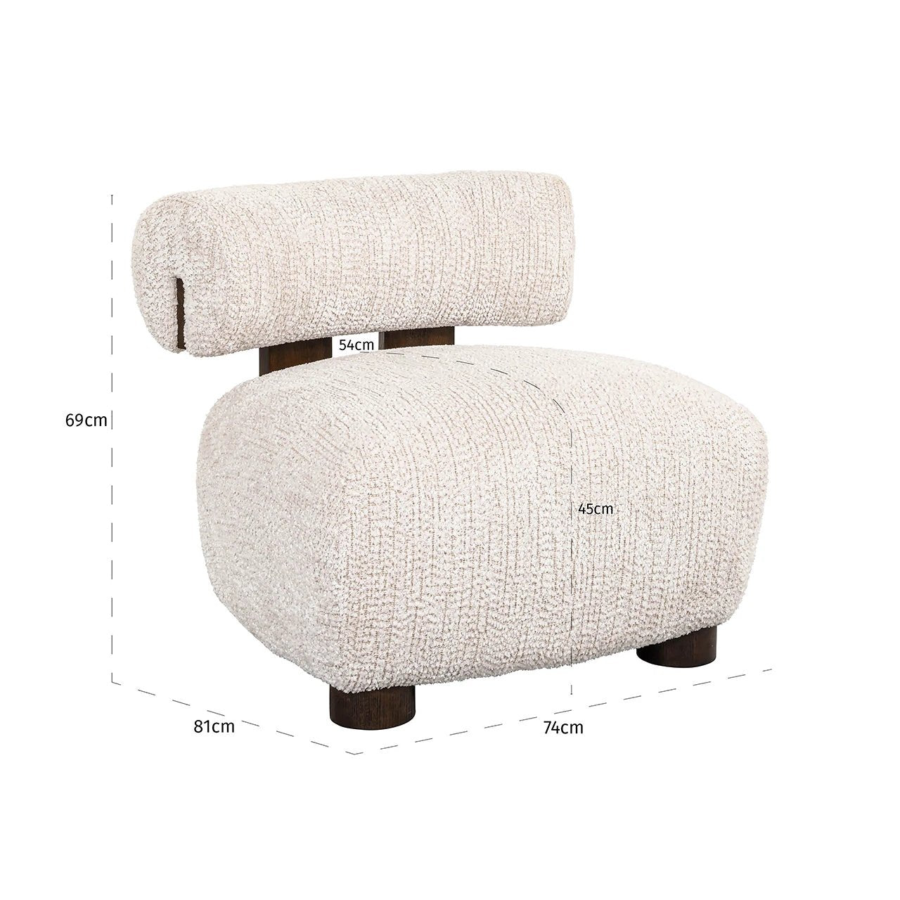 Fauteuil Arabella lovely cream by Richmond Interiors