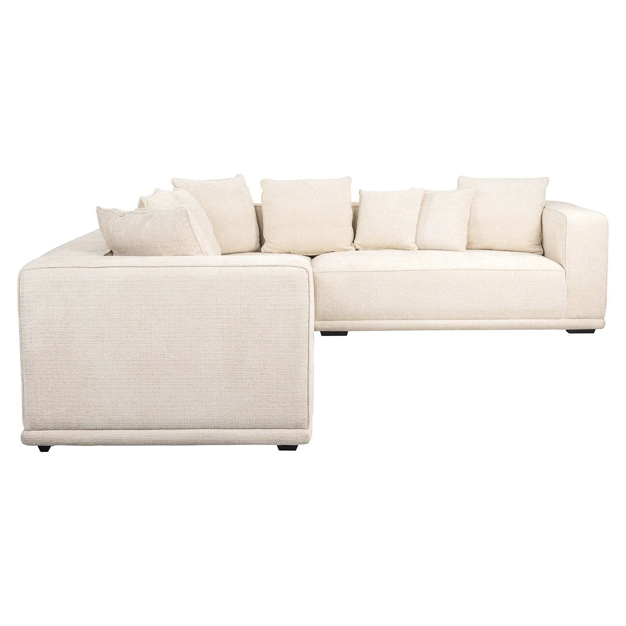 Hoekbank Lusso beige chenille by Richmond Interiors