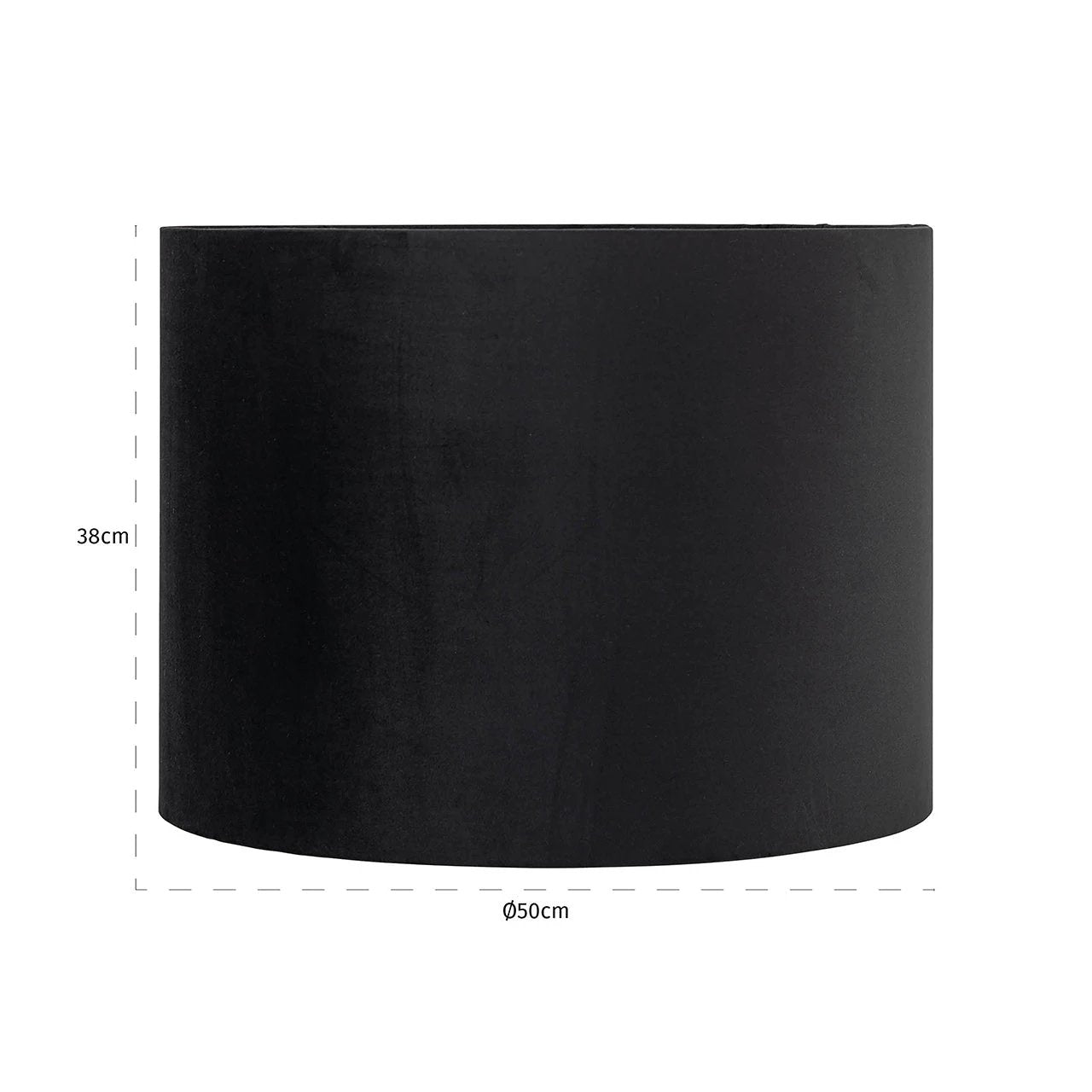 Lampenkap Jaylinn 50Ø zwart by Richmond Interiors