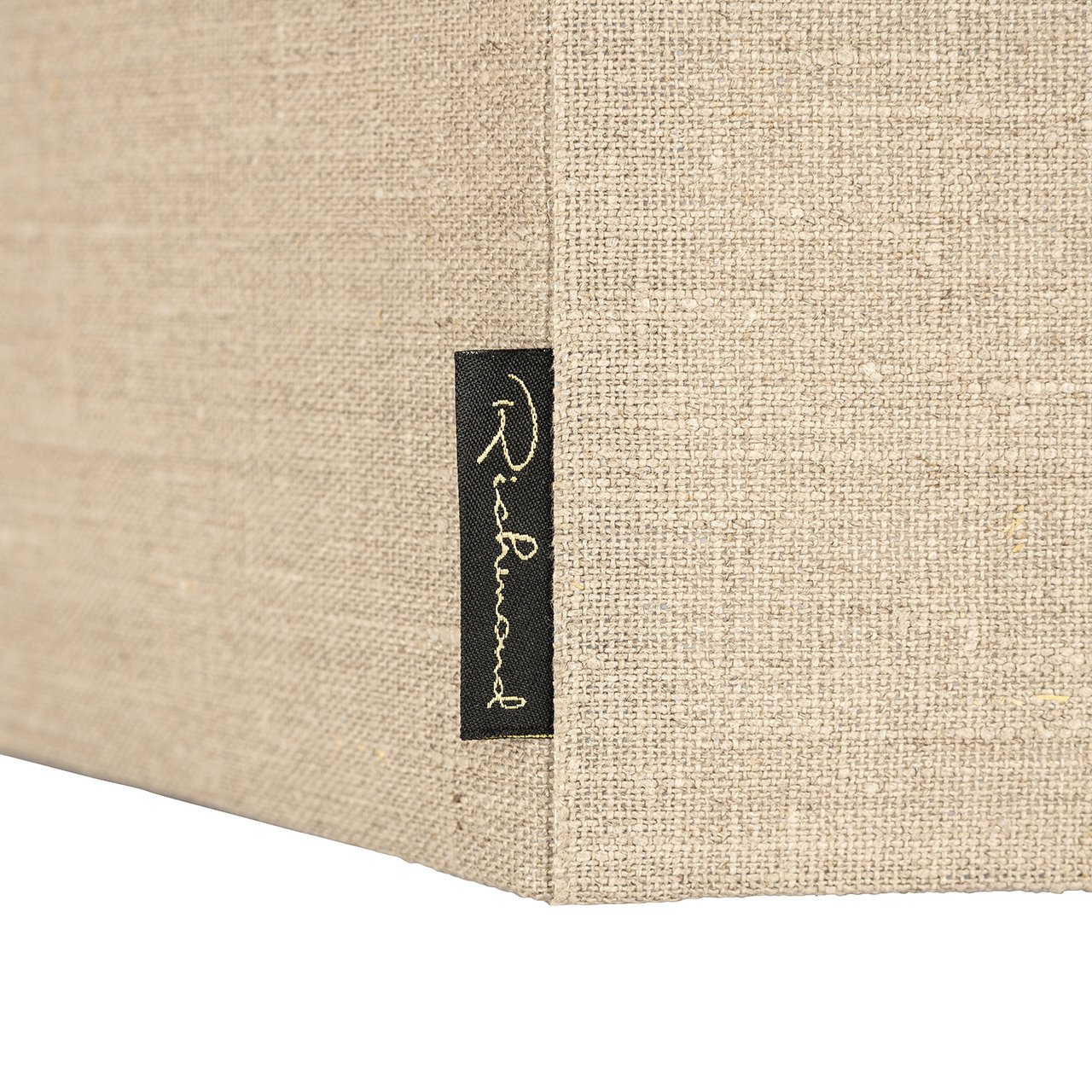 Lampenkap Sally sand linnen, medium zeshoekig - depauwwonen