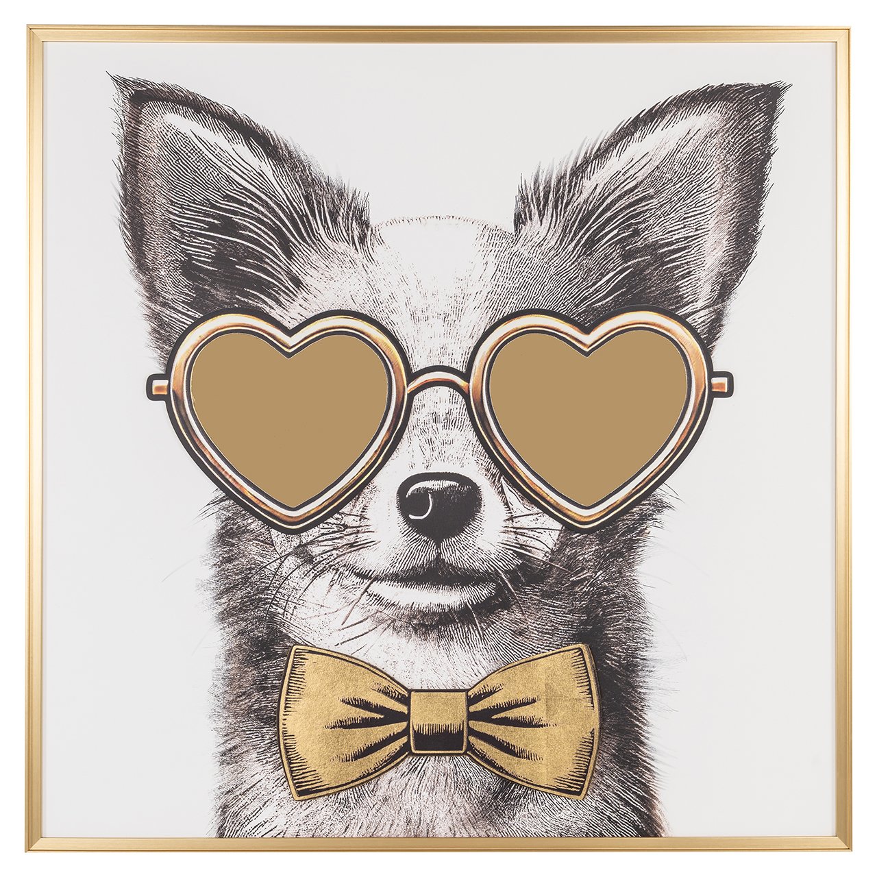 Muurkunst Bodhy (Zwart/goud) - depauwwonen