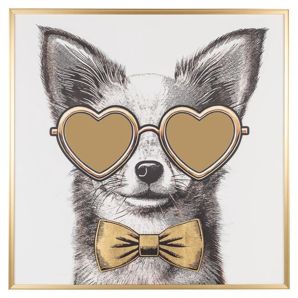 Muurkunst Bodhy (Zwart/goud) by Richmond Interiors