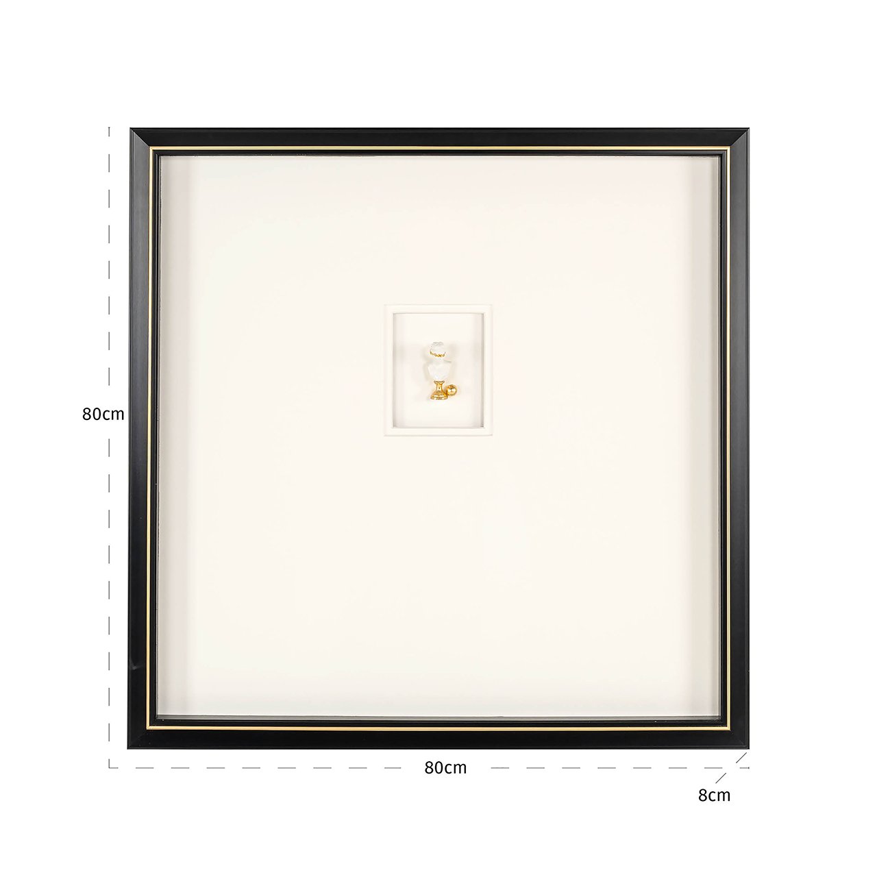 Muurkunst Hanna (Zwart/wit) - depauwwonen