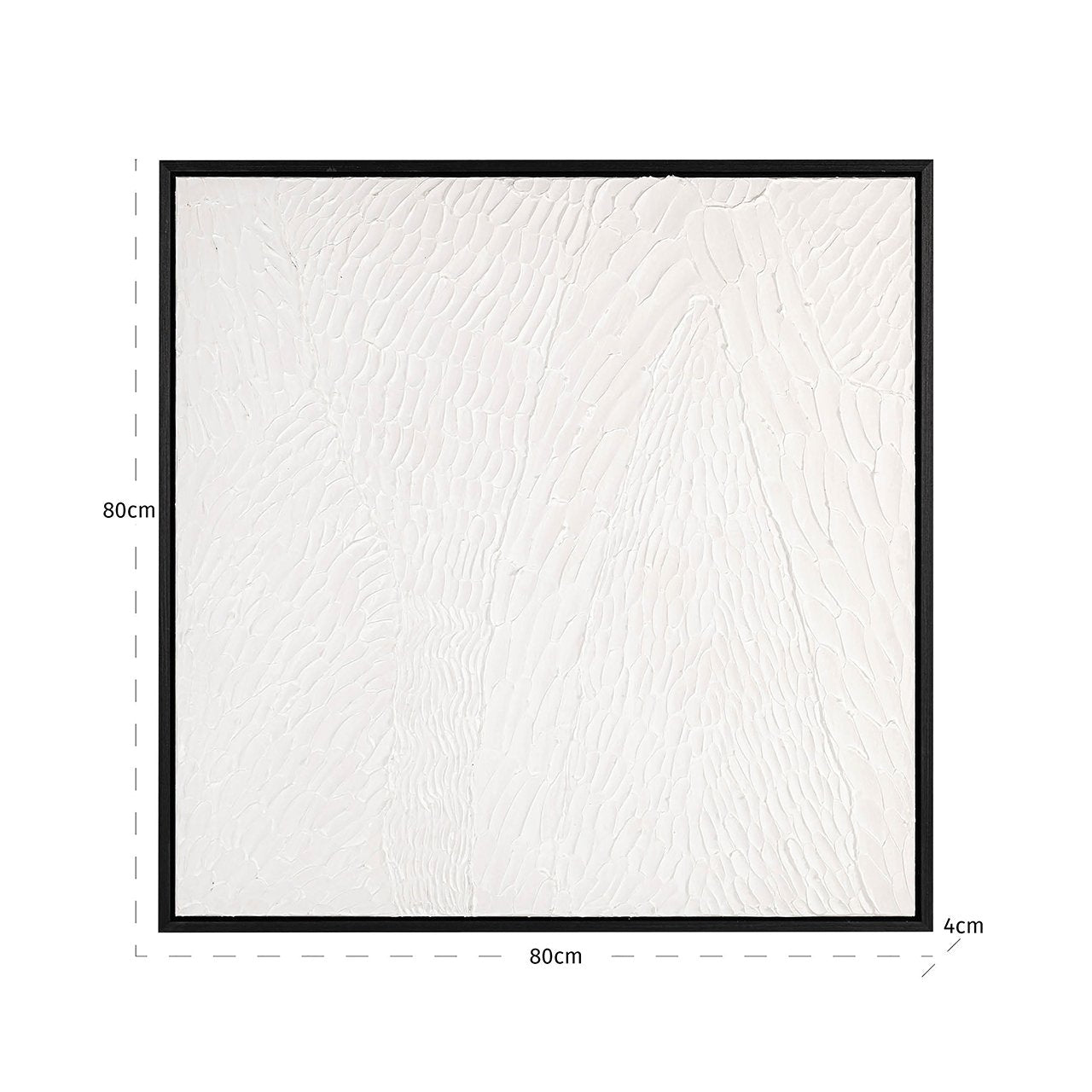 Muurkunst Janell (Zwart/wit) - depauwwonen