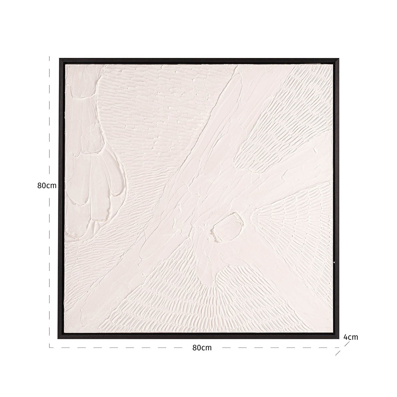 Muurkunst Janey (Zwart/wit) - depauwwonen