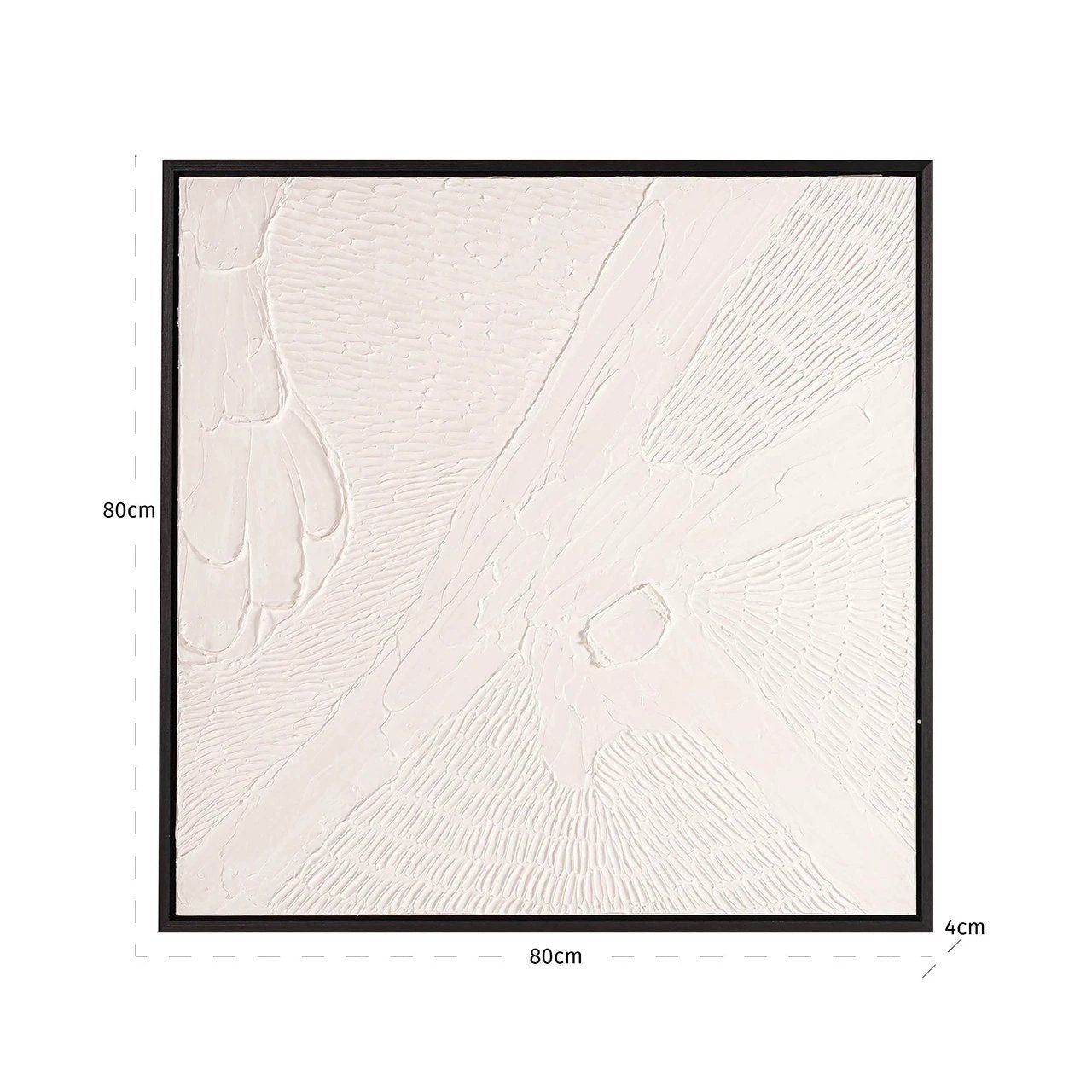 Muurkunst Janey (Zwart/wit) by Richmond Interiors