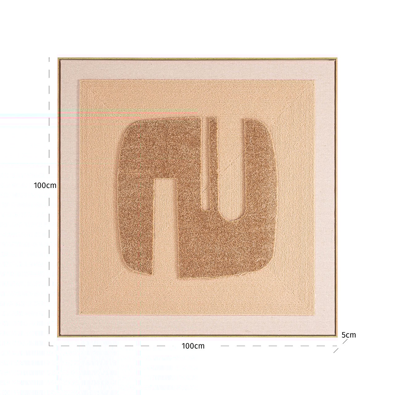 Muurkunst Seda (Goud) - depauwwonen