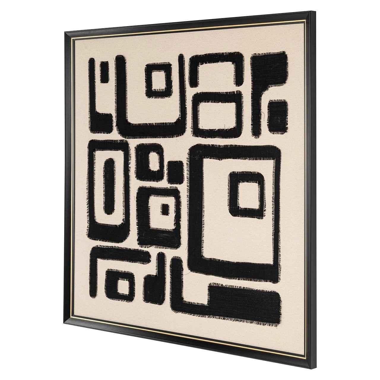 Muurkunst Shanita (Zwart/wit) by Richmond Interiors