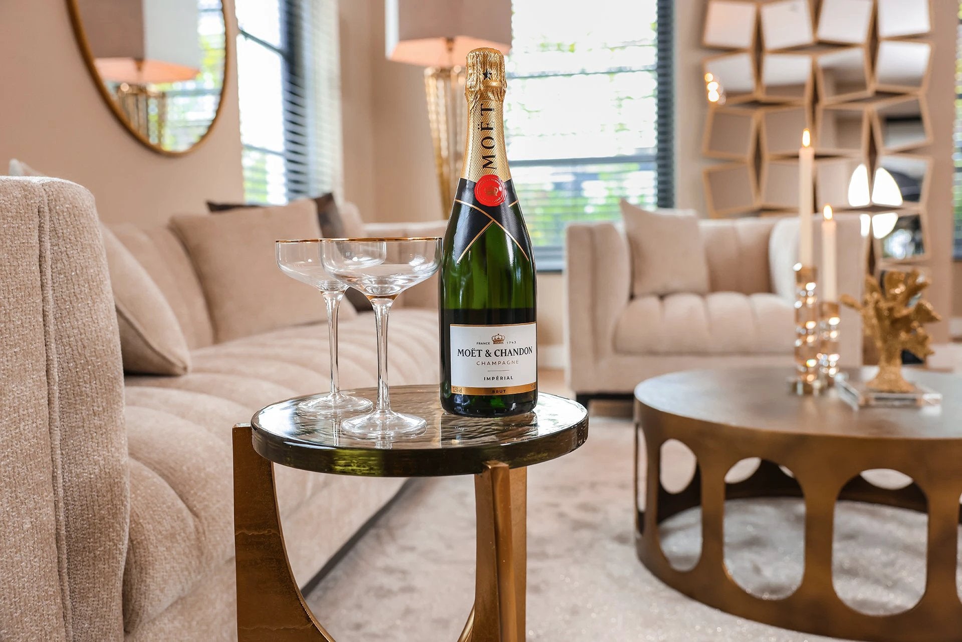 Salontafel Du Pont (Brushed Gold) by Richmond Interiors