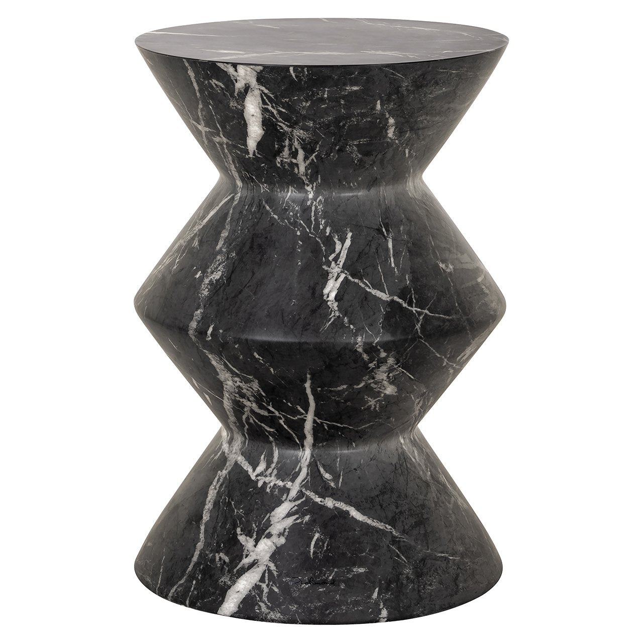 Side table Bosco faux black marble - depauwwonen