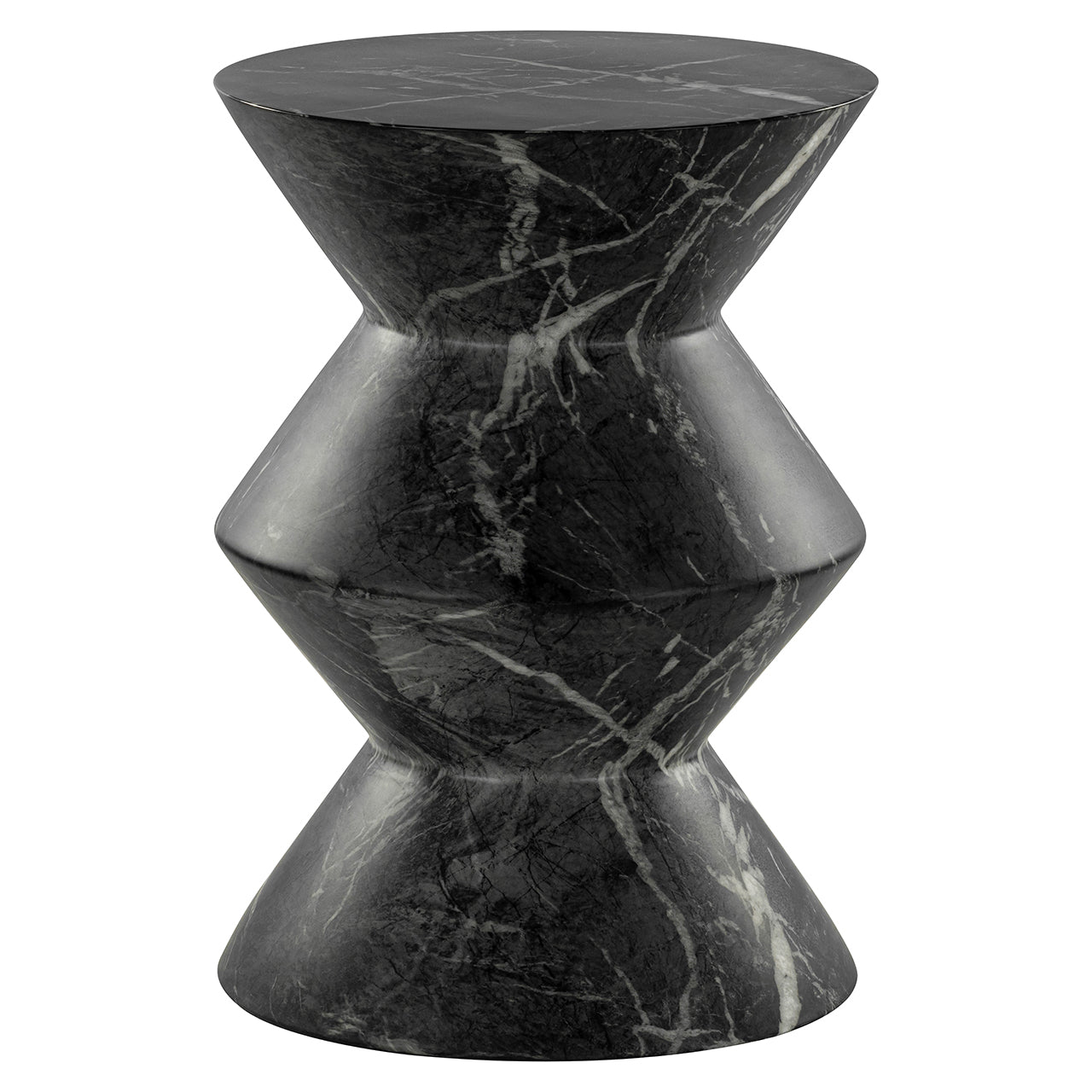 Side table Bosco faux black marble - depauwwonen