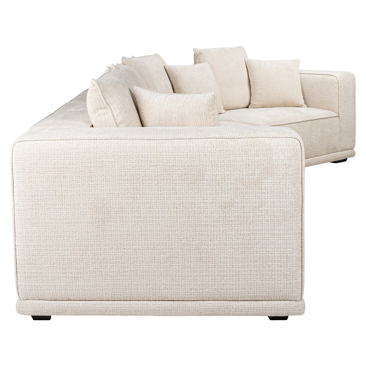 Sofa Lusso 4-zits beige chenille by Richmond Interiors