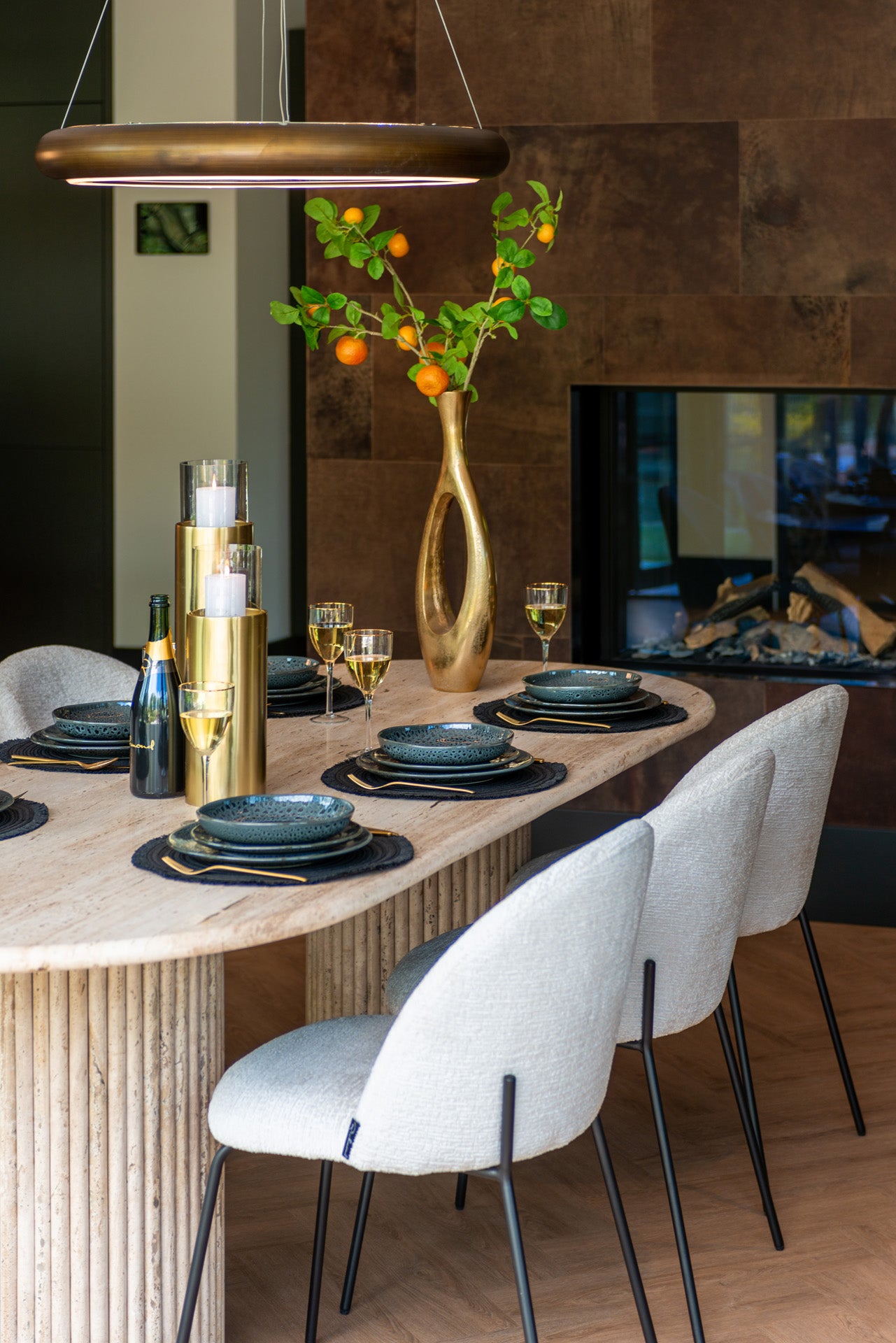 Stoel Alyssa cream fusion - depauwwonen