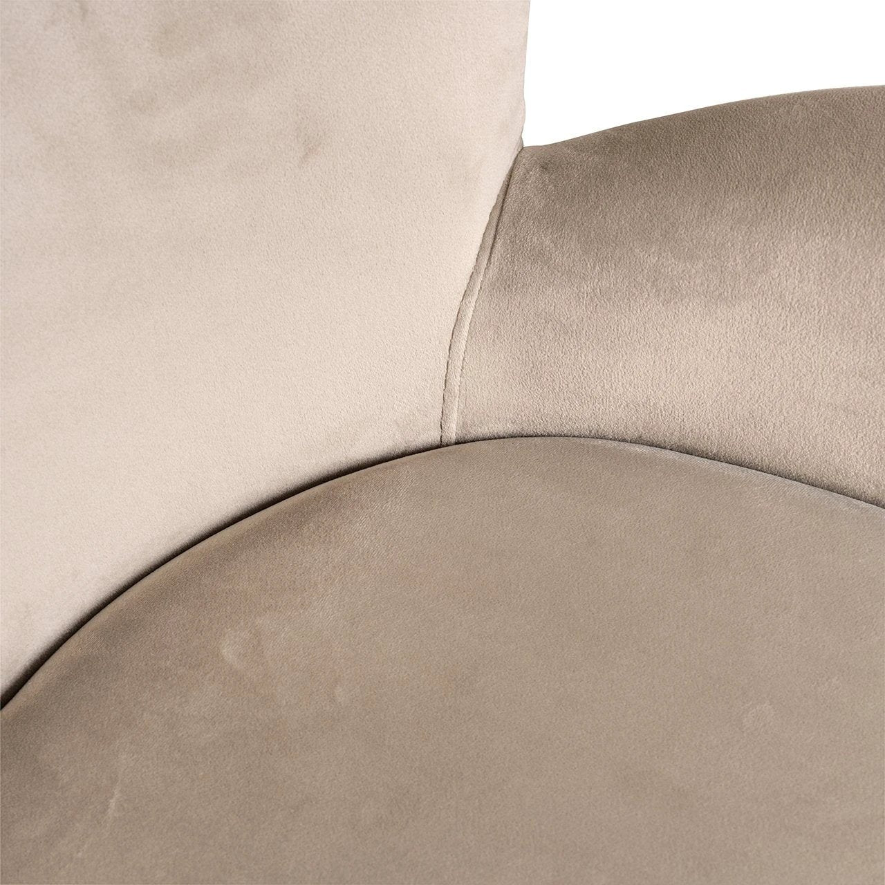 Eetkamerstoel Amber khaki velvet brandvertragend by Richmond Interiors