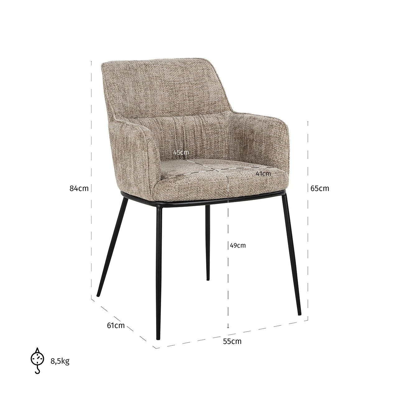 Stoel Bella desert renegade by Richmond Interiors