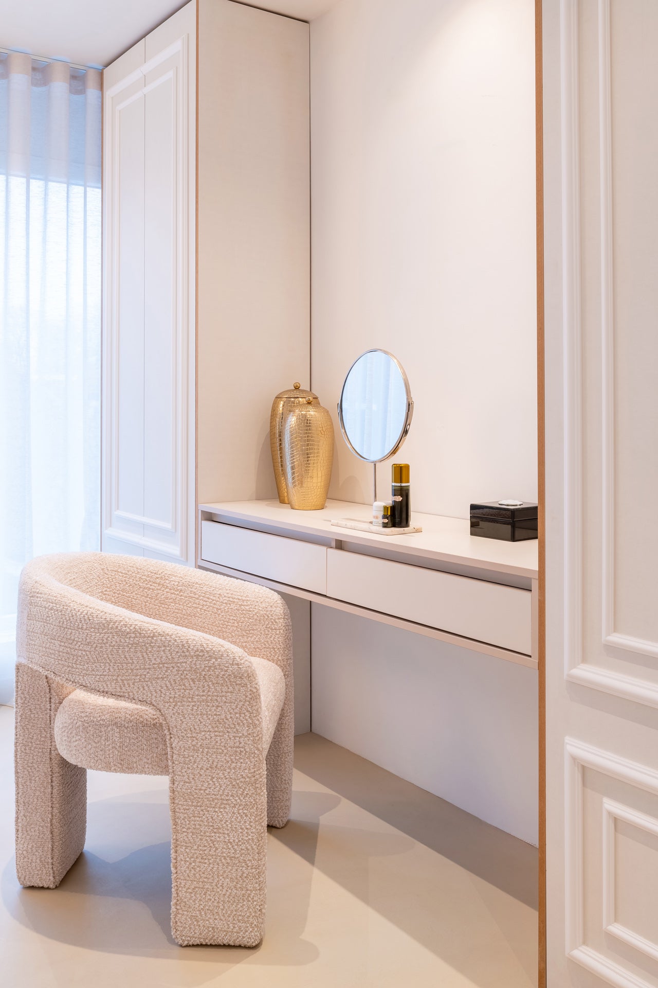 Stoel Belle lovely cream (brandvertragend) - depauwwonen