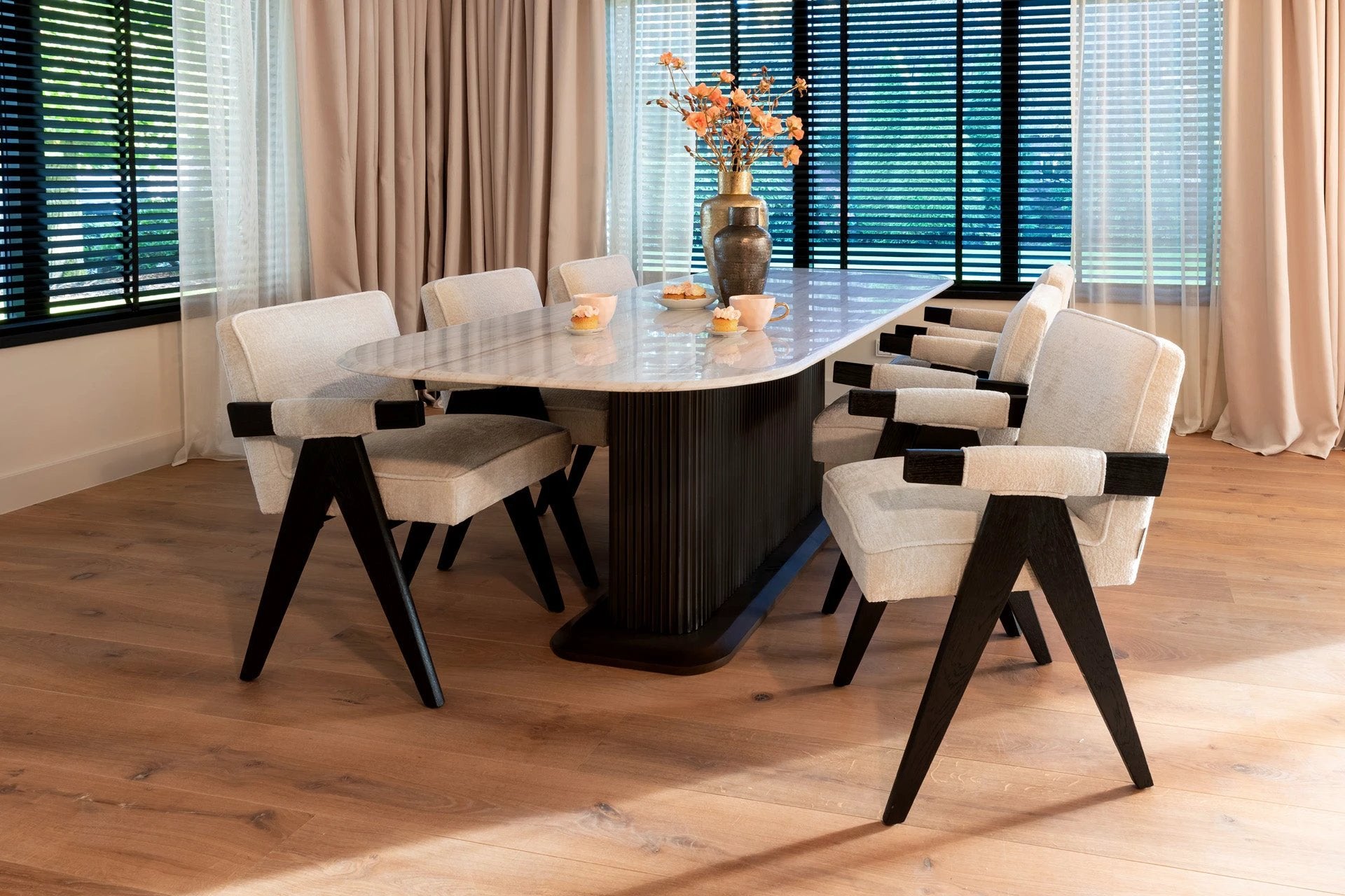 Stoel Cooper white chenille by Richmond Interiors