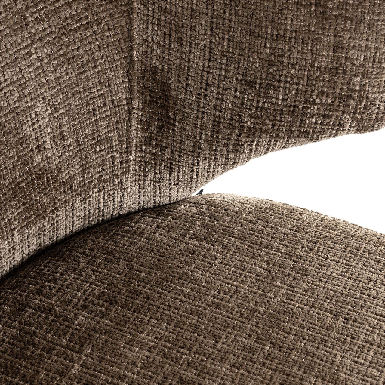 Stoel Xandra stone chenille brandvertragend - depauwwonen