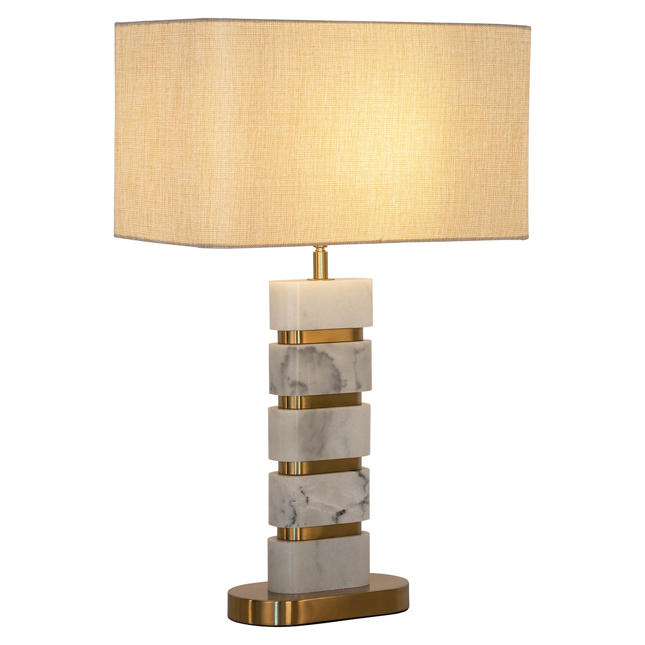 Tafellamp Lenore incl. lampenkap (Gold) by Richmond Interiors