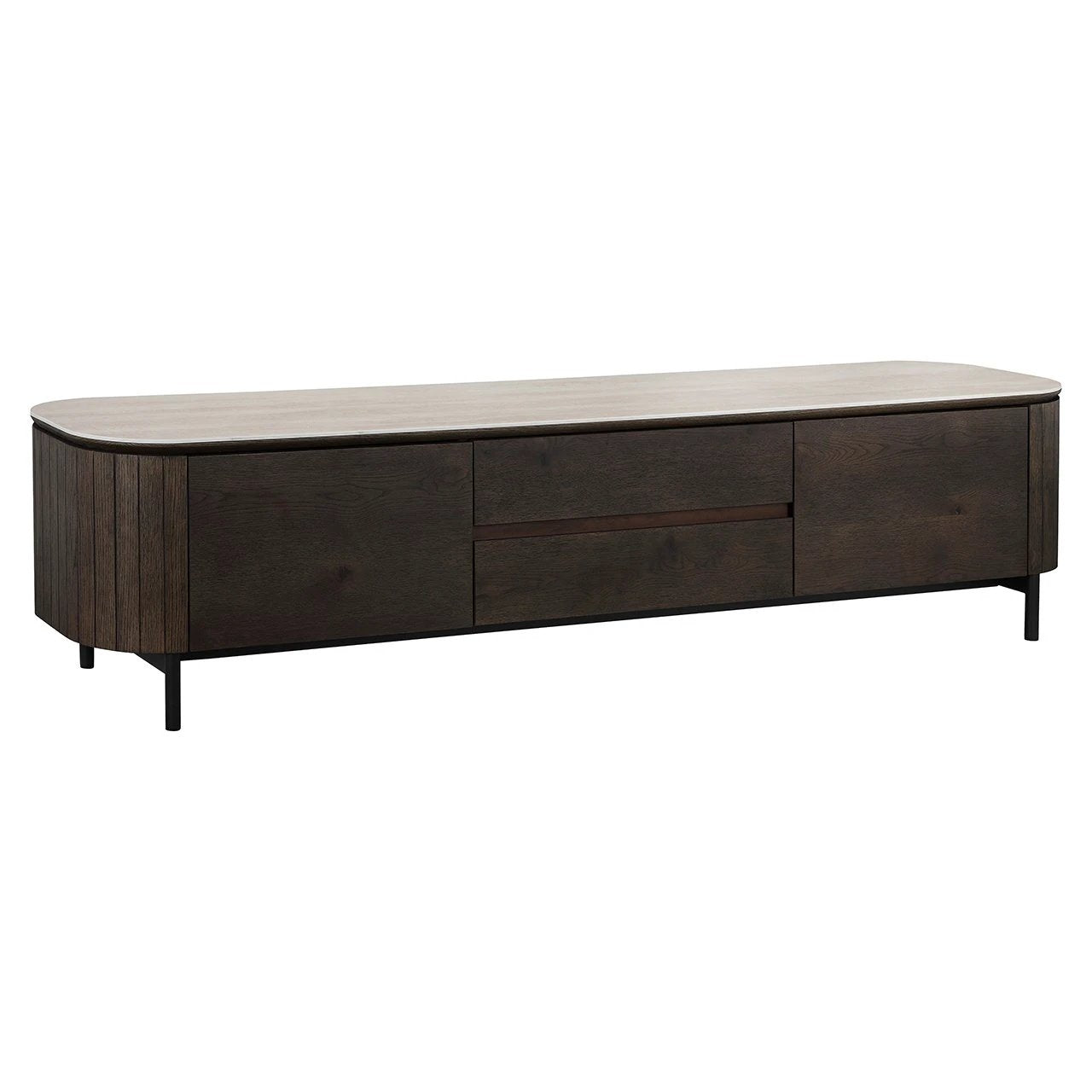 TV-dressoir Ritz 2-deurs 1-la (Bruin) by Richmond Interiors