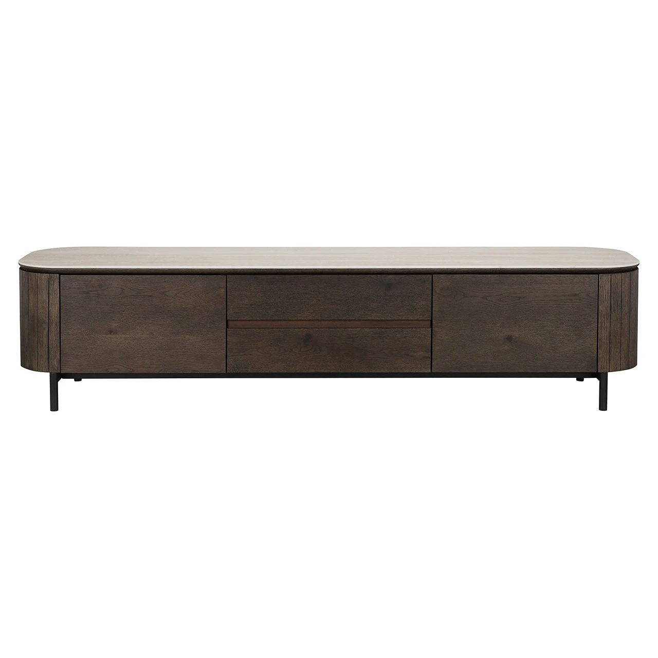 TV-dressoir Ritz 2-deurs 1-la (Bruin) by Richmond Interiors