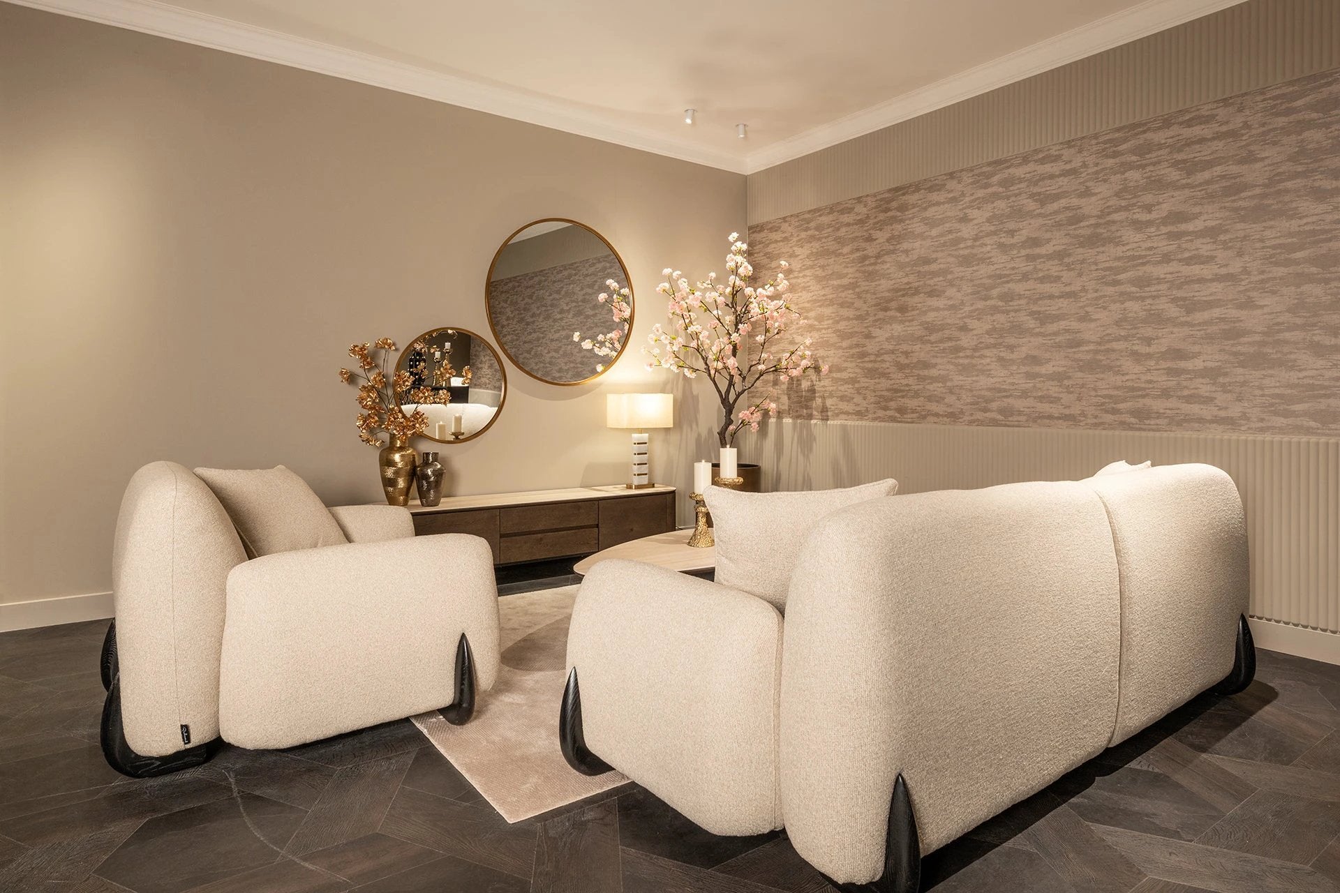 TV-dressoir Ritz 2-deurs 1-la (Bruin) by Richmond Interiors