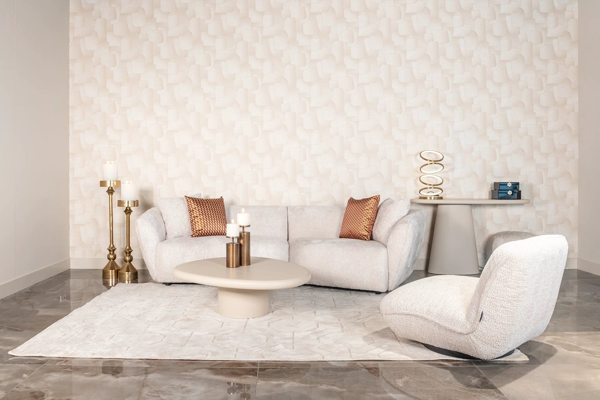 Vloerkleed Flynn ivory 200x300 by Richmond Interiors