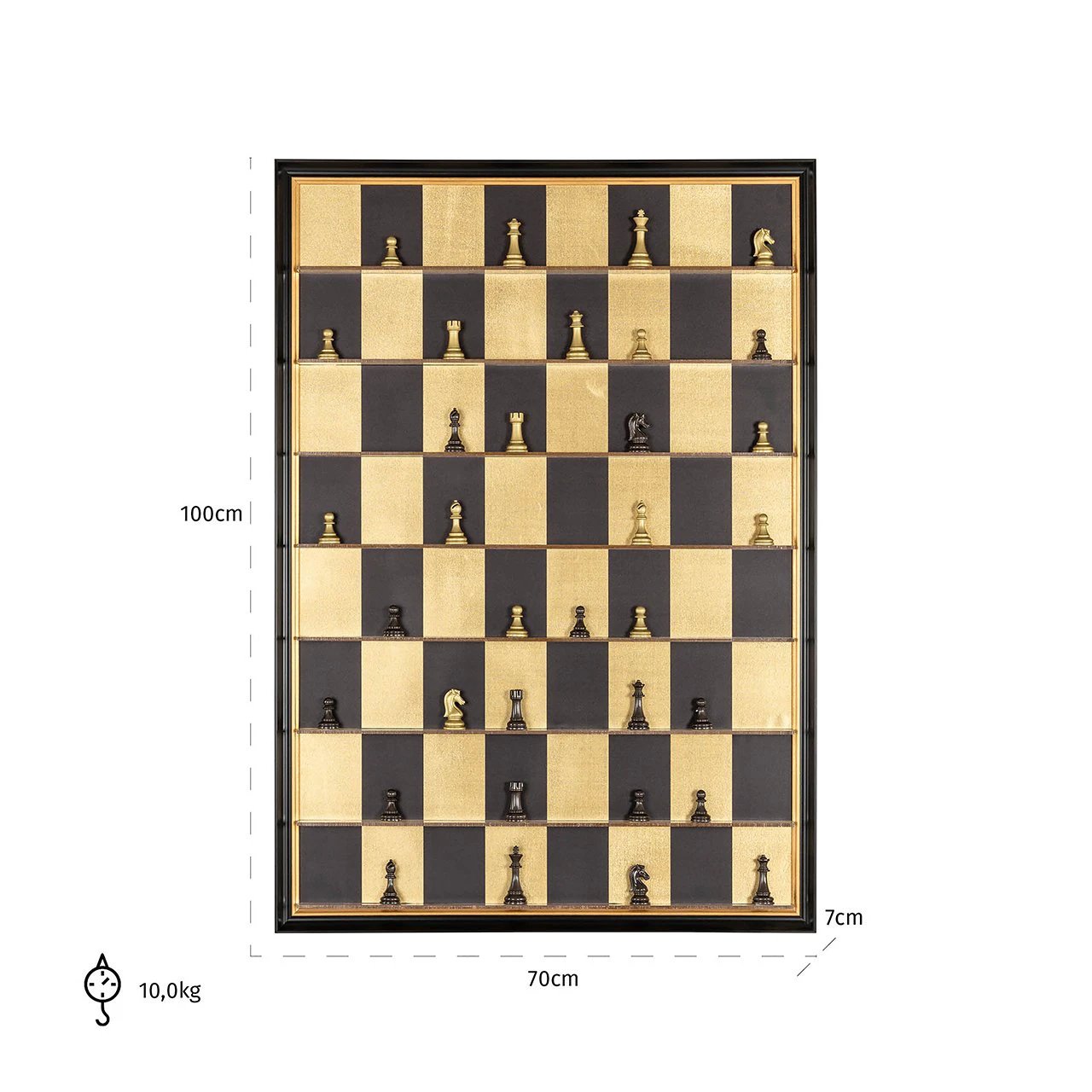 Wall art Nala (Black/gold) by Richmond Interiors