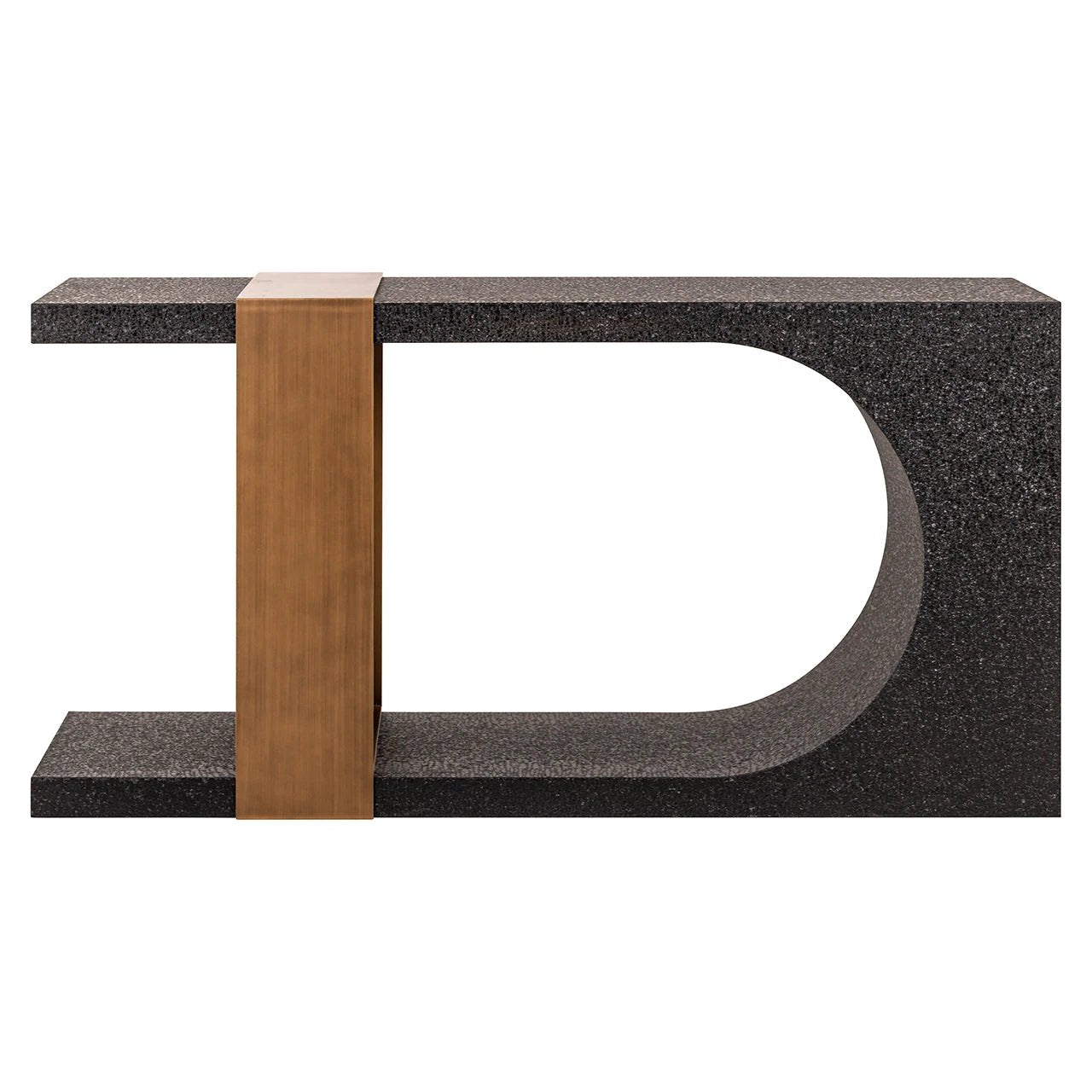 Wandtafel Bazel (Zwart/goud) by Richmond Interiors