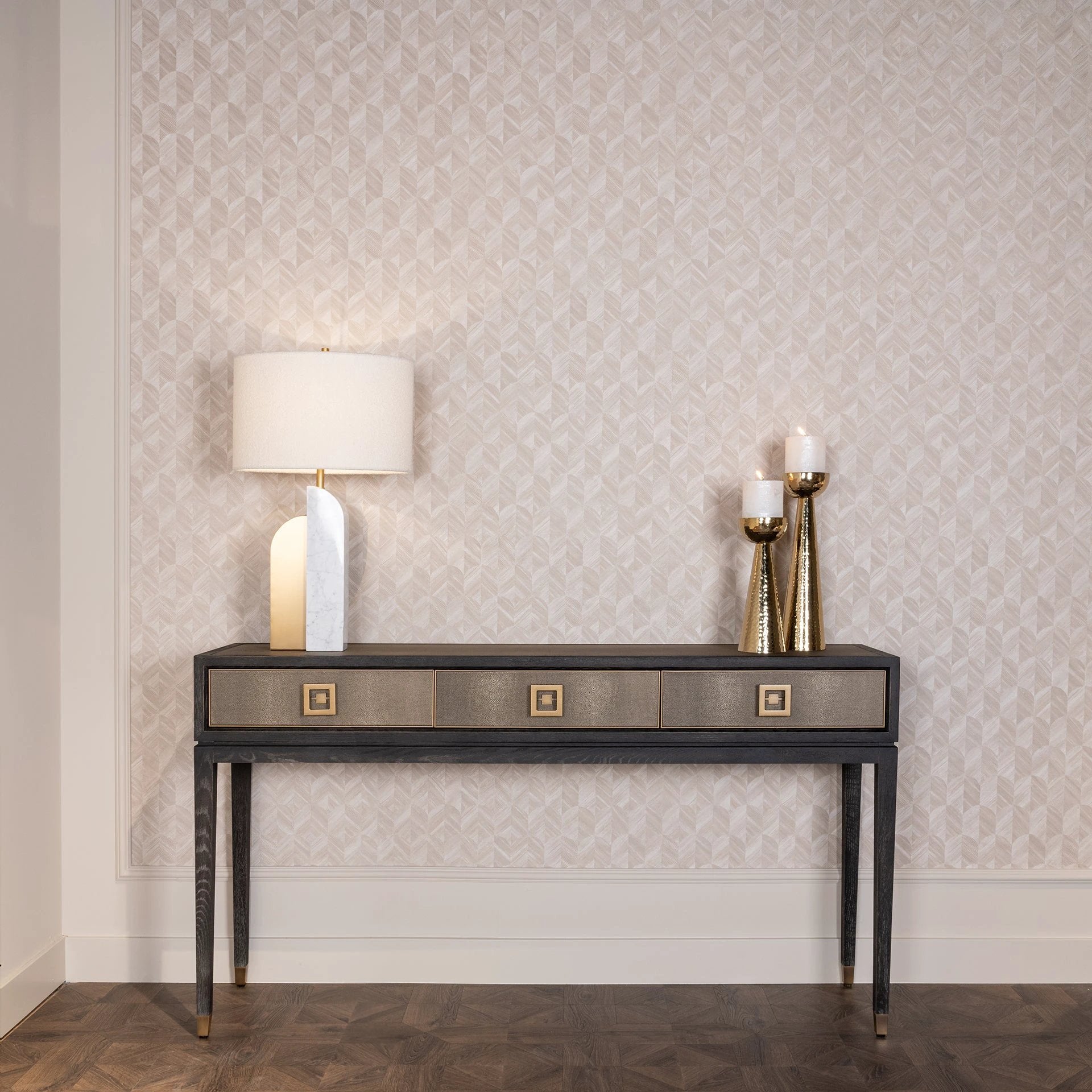Wandtafel Bloomville 3-laden (Gold) by Richmond Interiors