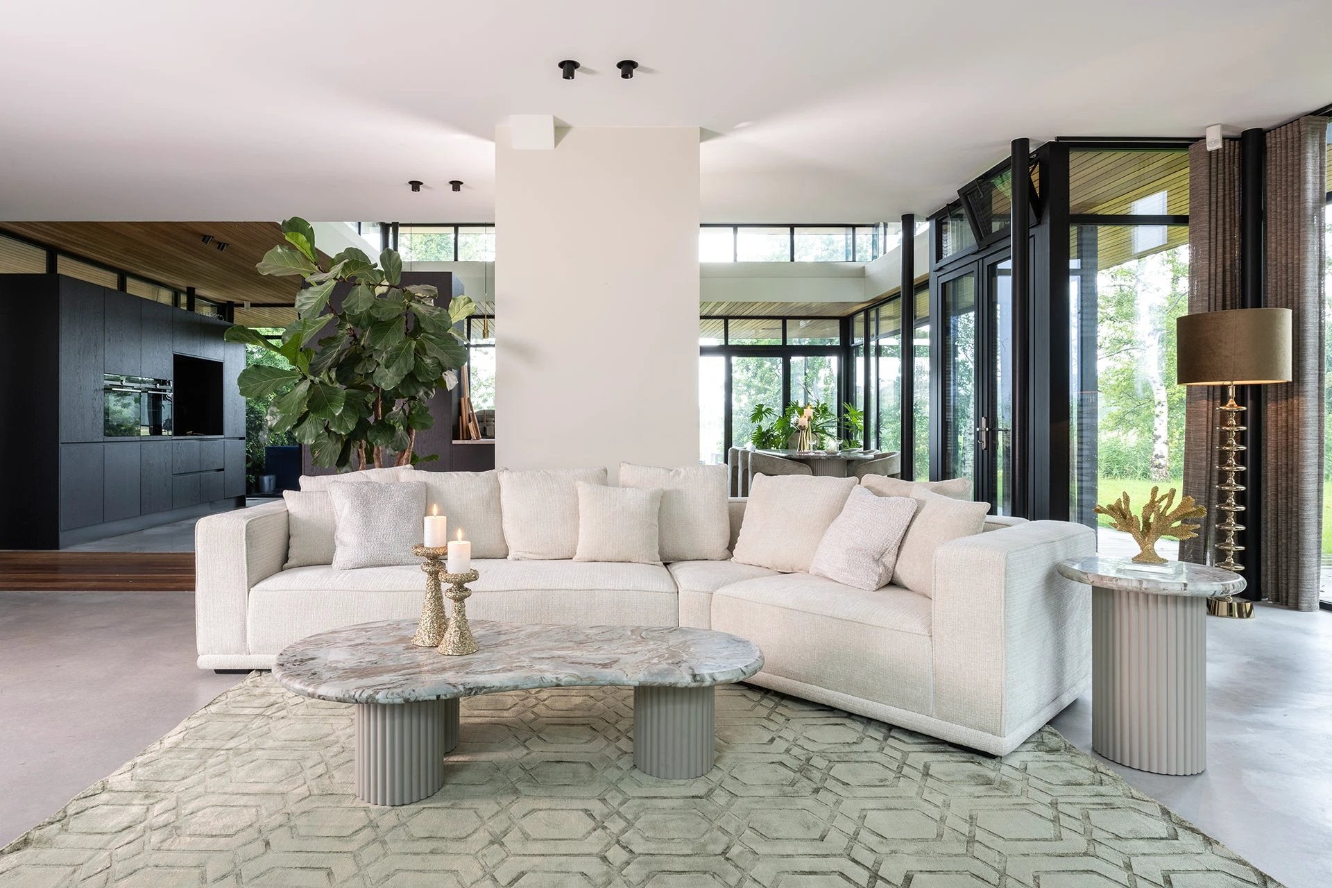 Wandtafel Coronel (Beige) by Richmond Interiors