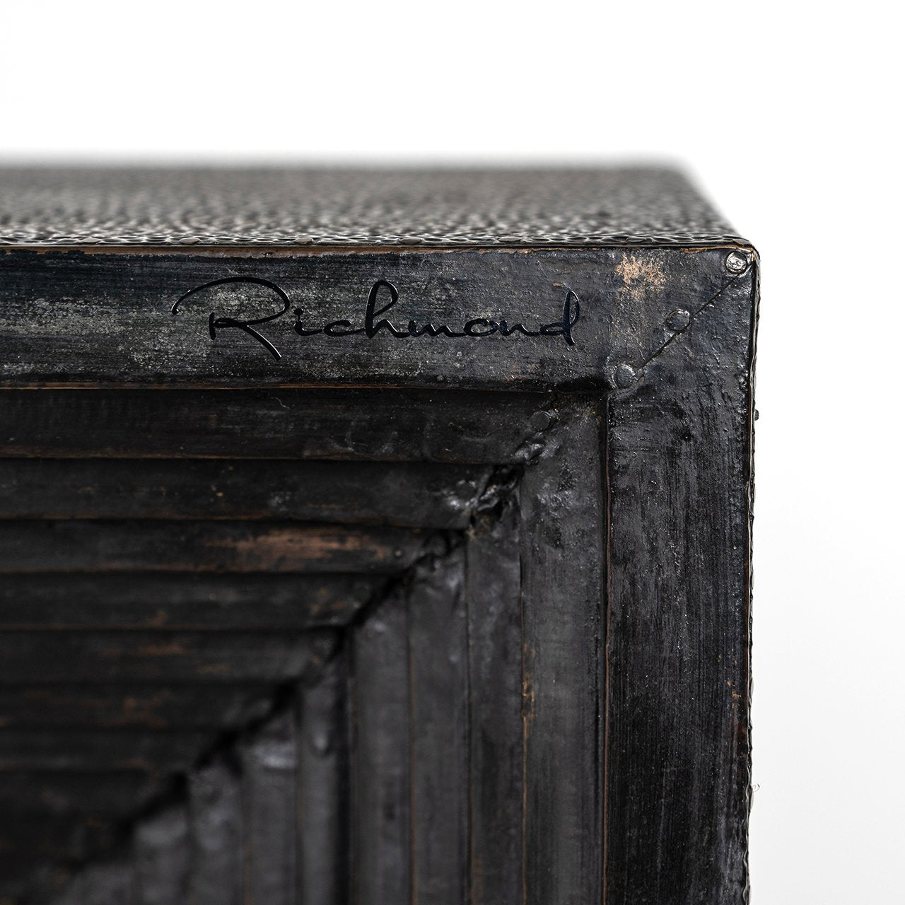 Wandtafel Gizen (Zwart/goud) - depauwwonen