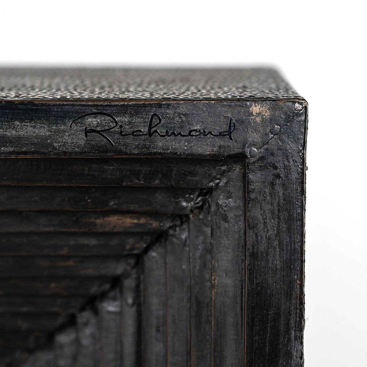 Wandtafel Gizen (Zwart/goud) by Richmond Interiors