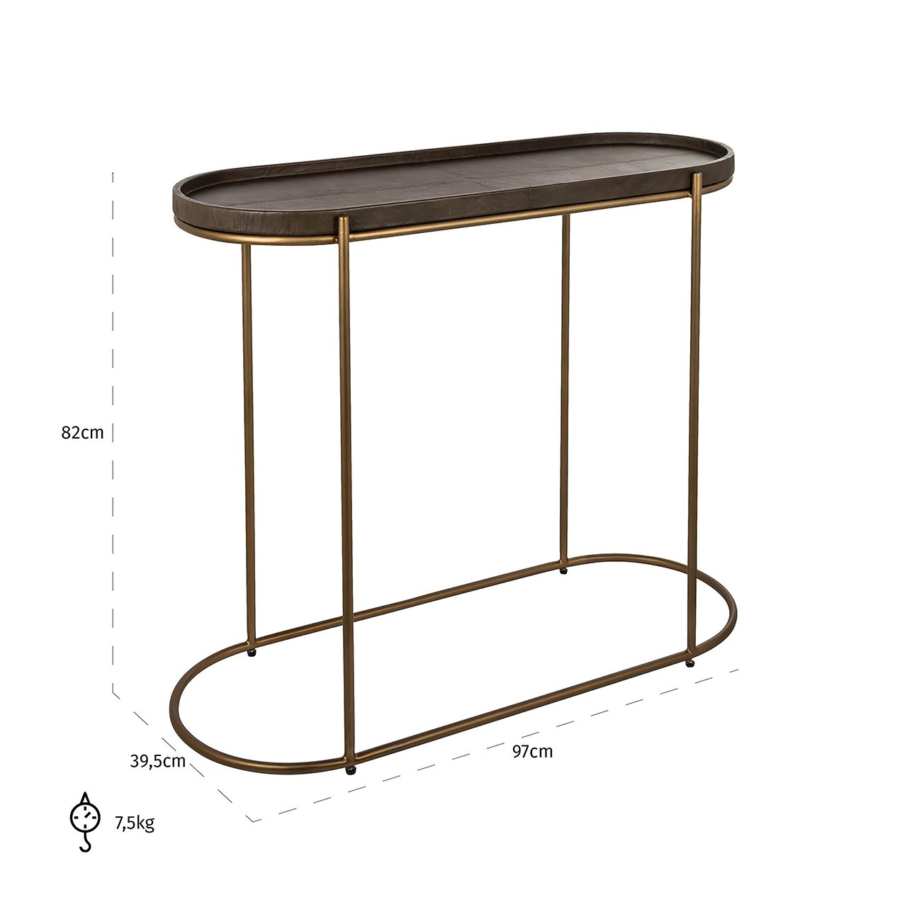 Wandtafel Zillon (Brown) - depauwwonen