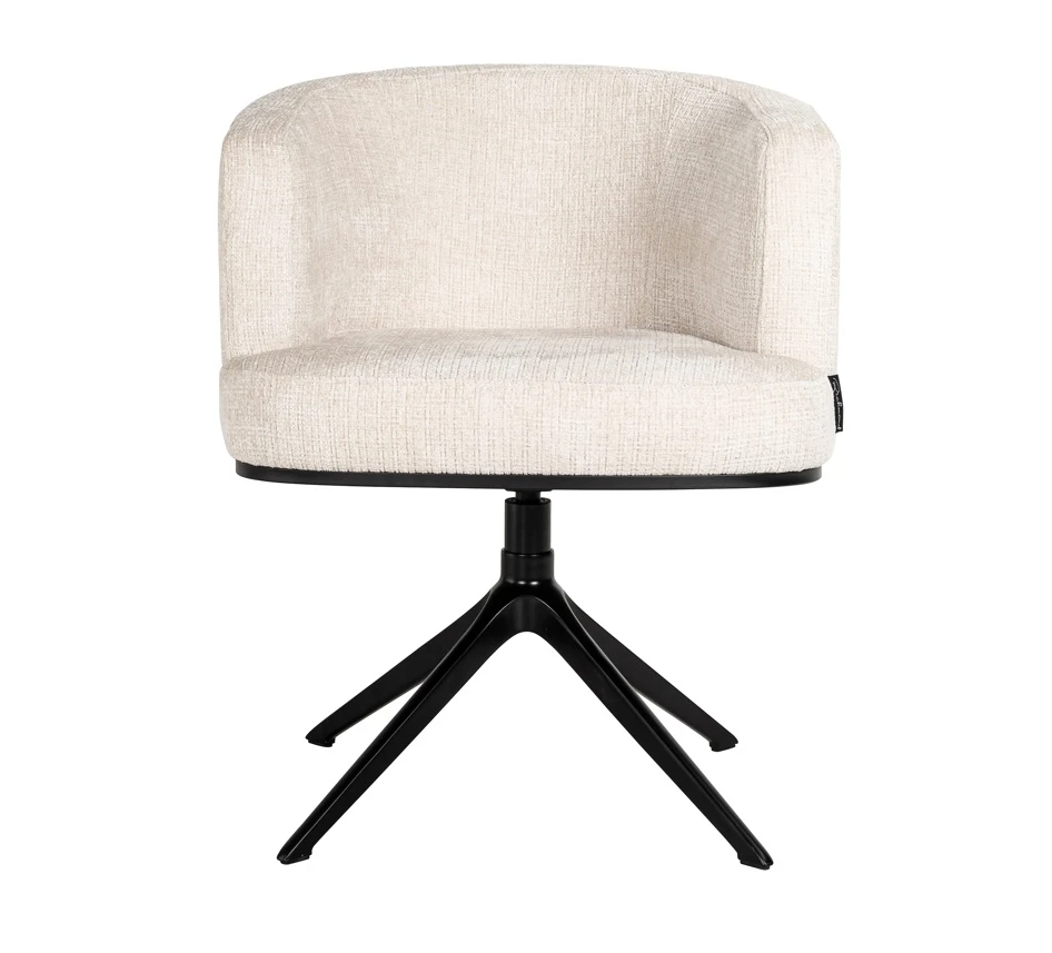 Draai Eetkamerstoel Cheyenne Beige Chenille by Richmond Interiors