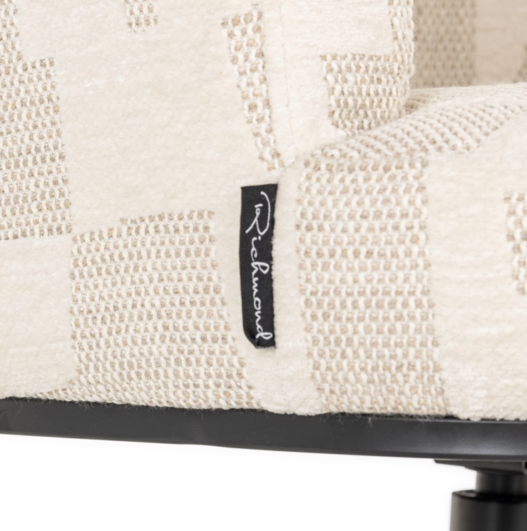 Draai Eetkamerstoel Cheyenne Beige Graffic - depauwwonen