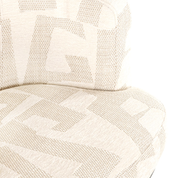 Draai Eetkamerstoel Cheyenne Beige Graffic - depauwwonen