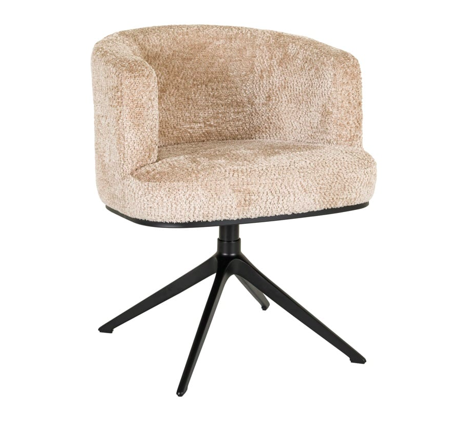 Draai Eetkamerstoel Cheyenne Lovely Beige - depauwwonen