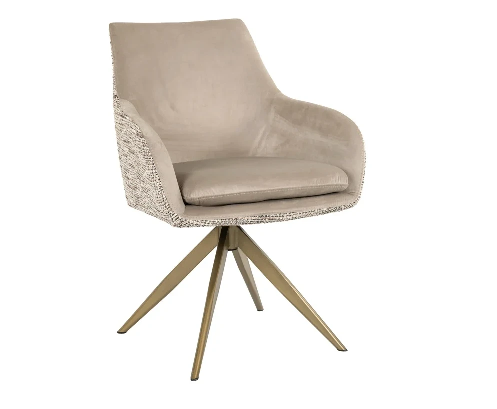 Draai Eetkamerstoel Lisonne Be Trendy Nature / Khaki by Richmond Interiors