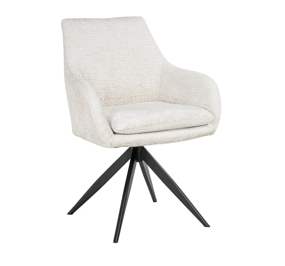 Draai Eetkamerstoel Lisonne Cream Fusion by Richmond Interiors