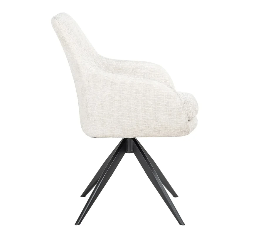 Draai Eetkamerstoel Lisonne Cream Fusion by Richmond Interiors