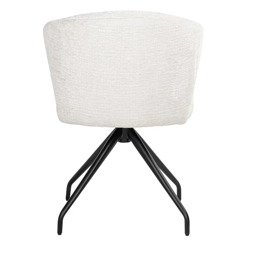 Draaibare Eetkamerstoel Milly Cream Fusion by Richmond Interiors