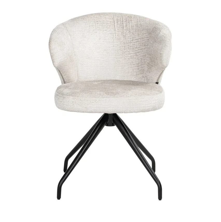 Draaibare Eetkamerstoel Milly Cream Fusion by Richmond Interiors