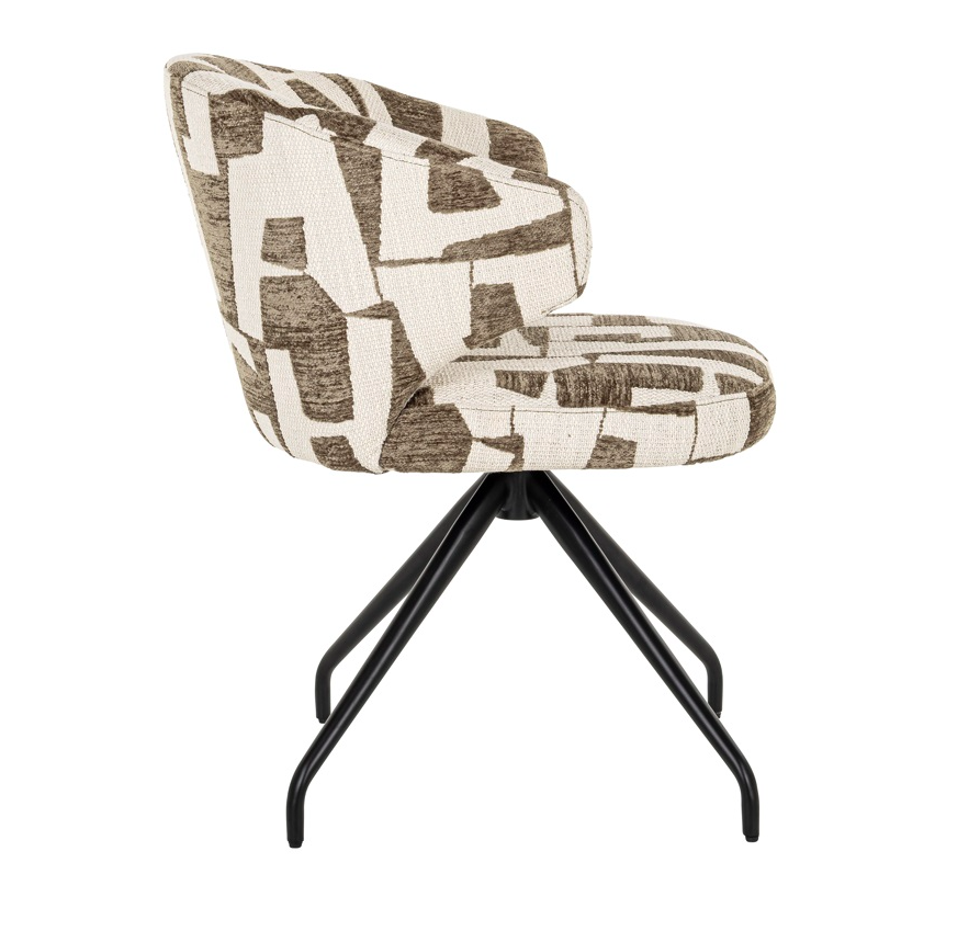 Draaibare Eetkamerstoel Milly Moss Graphic - depauwwonen