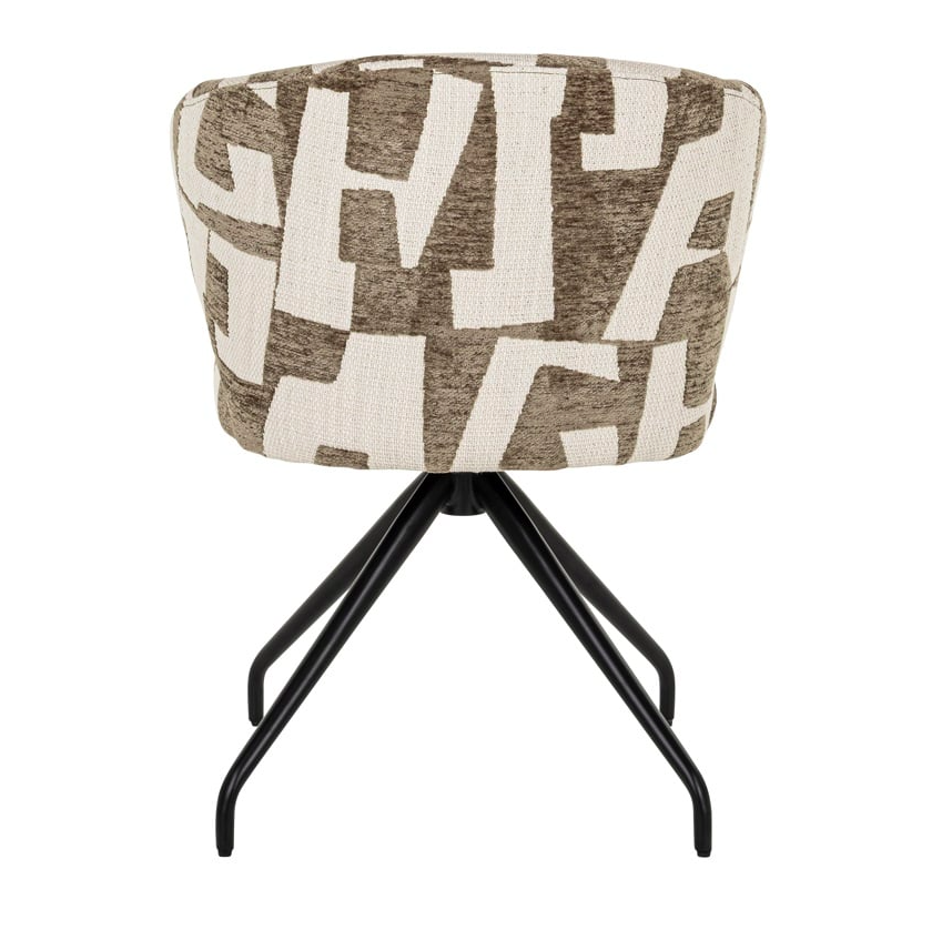 Draaibare Eetkamerstoel Milly Moss Graphic - depauwwonen