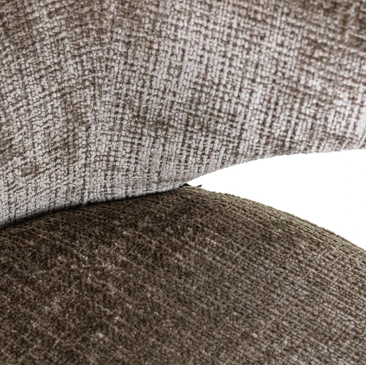Draaibare Eetkamerstoel Milly Stone Chenille by Richmond Interiors