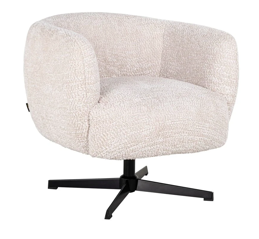 Draaifauteuil Estelle Cream by Richmond Interiors