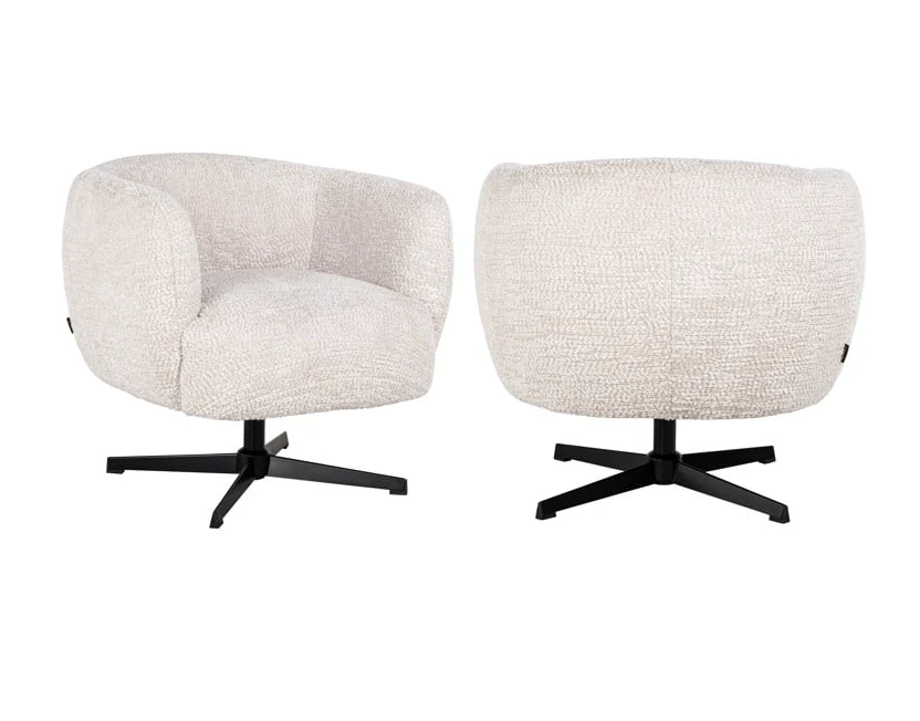 Draaifauteuil Estelle Cream by Richmond Interiors